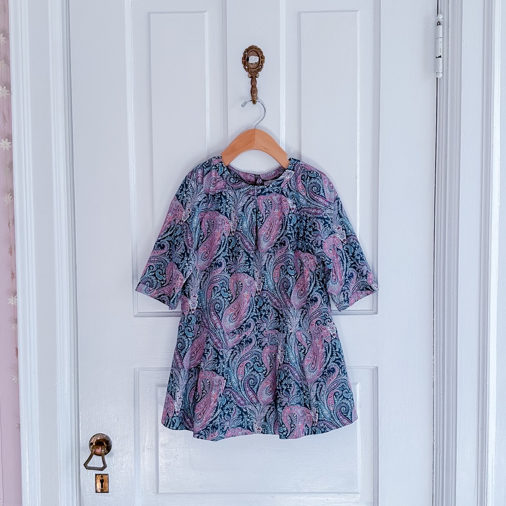 Bonpoint cotton paisley print dress